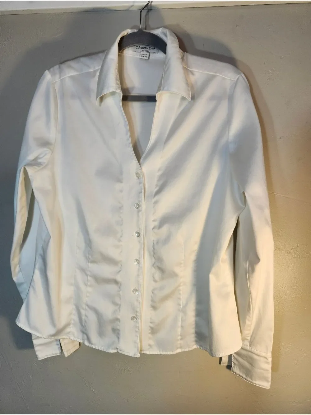 Coldwater Creek White No Iron Dress Shirt